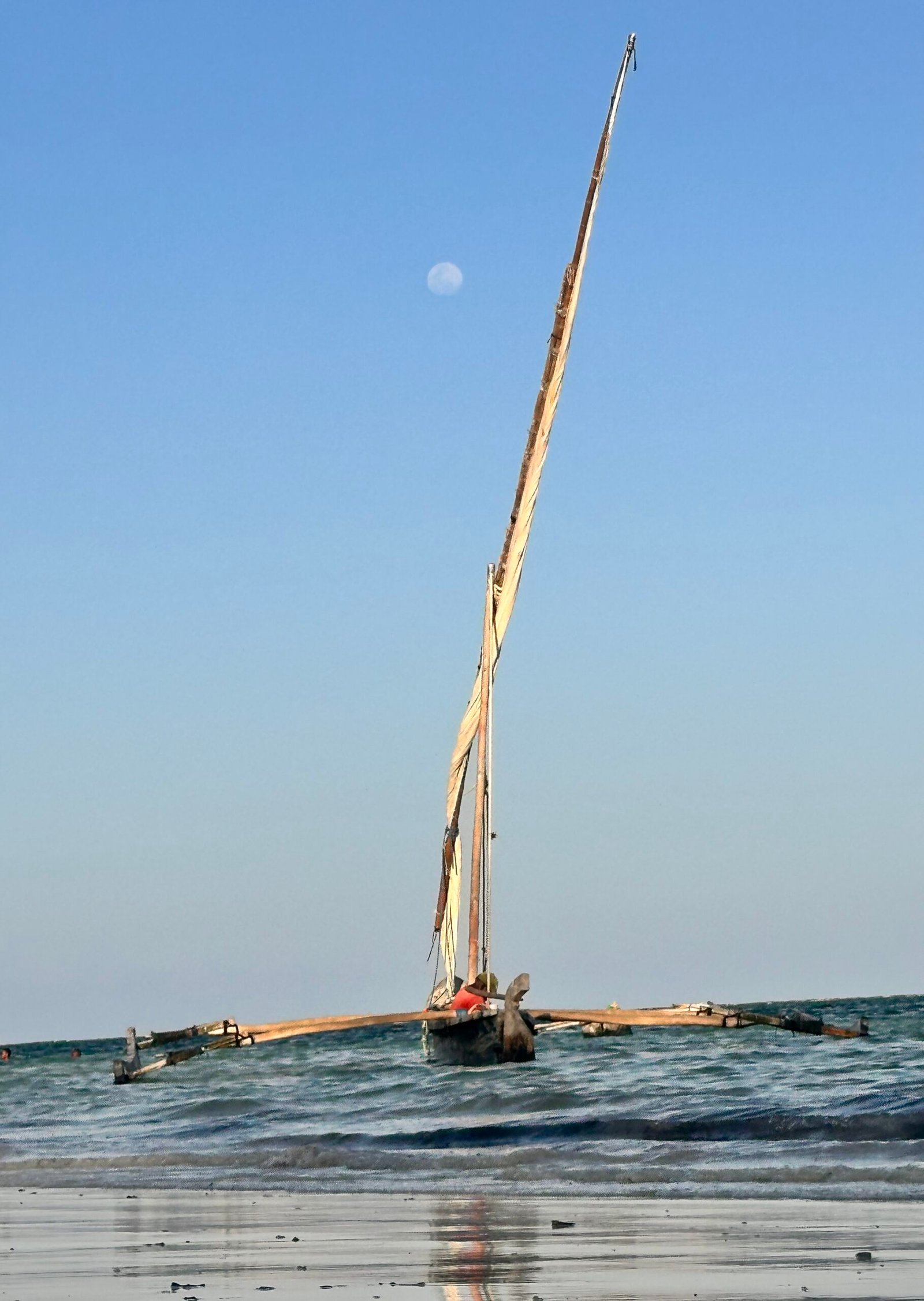 Canoe on the beach